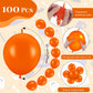Meanplan 100 Pcs Link Balloon Linking Balloon Latex Linkable Balloons Connected Wedding Party Decoration