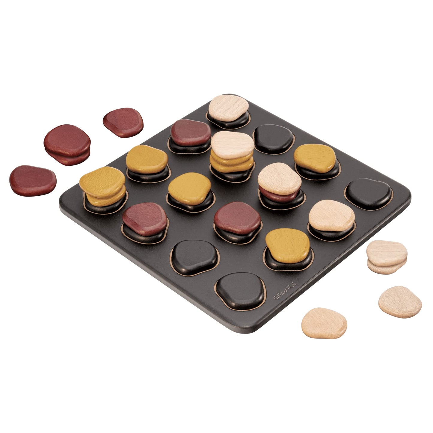 Qawale - from Creators of Quoridor | Mensa Select | Wooden Abstract Strategy Game - Simple to Learn with Strategic Depth | Ages