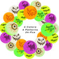 FINGOOO 24Pcs Halloween Bouncy Balls,Glow in The Dark Bouncing Balls for Kids Halloween Party Favors Non-Candy Halloween Treats