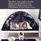 Vsuntent Bed Tent For Twin Kid Bed Tent Play Tent For Boy And Girl Easy Set-Up Tent Dark Planet And Dazzling Rainbow Magic Playh