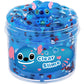 Blue Clear Slime Pink Heart Add Ins  Scented Crystal Water Jelly Slime Stretchy Soft Putty  Big Slime Stress Relief Toy for Girls Boys Gifts Kids Birthday Party Favors 7OZ 200ML