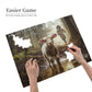 Christian Jigsaw Puzzle for Adults 500 Pieces Vintage Sheep Jesus Religious Puzzles Scripture Bible Inspirational Wooden Puzzle
