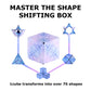Shashibo Shape Shifting Box - Award-Winning Fidget Cube with 36 Magnets, Holographic - Polar Color