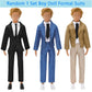 Miunana Lot 12 Items Doll Clothes For Boy Doll Include Random 4 Pcs Casual Wear + 5 Pcs Dolls Pants +3 Pairs Of Shoes