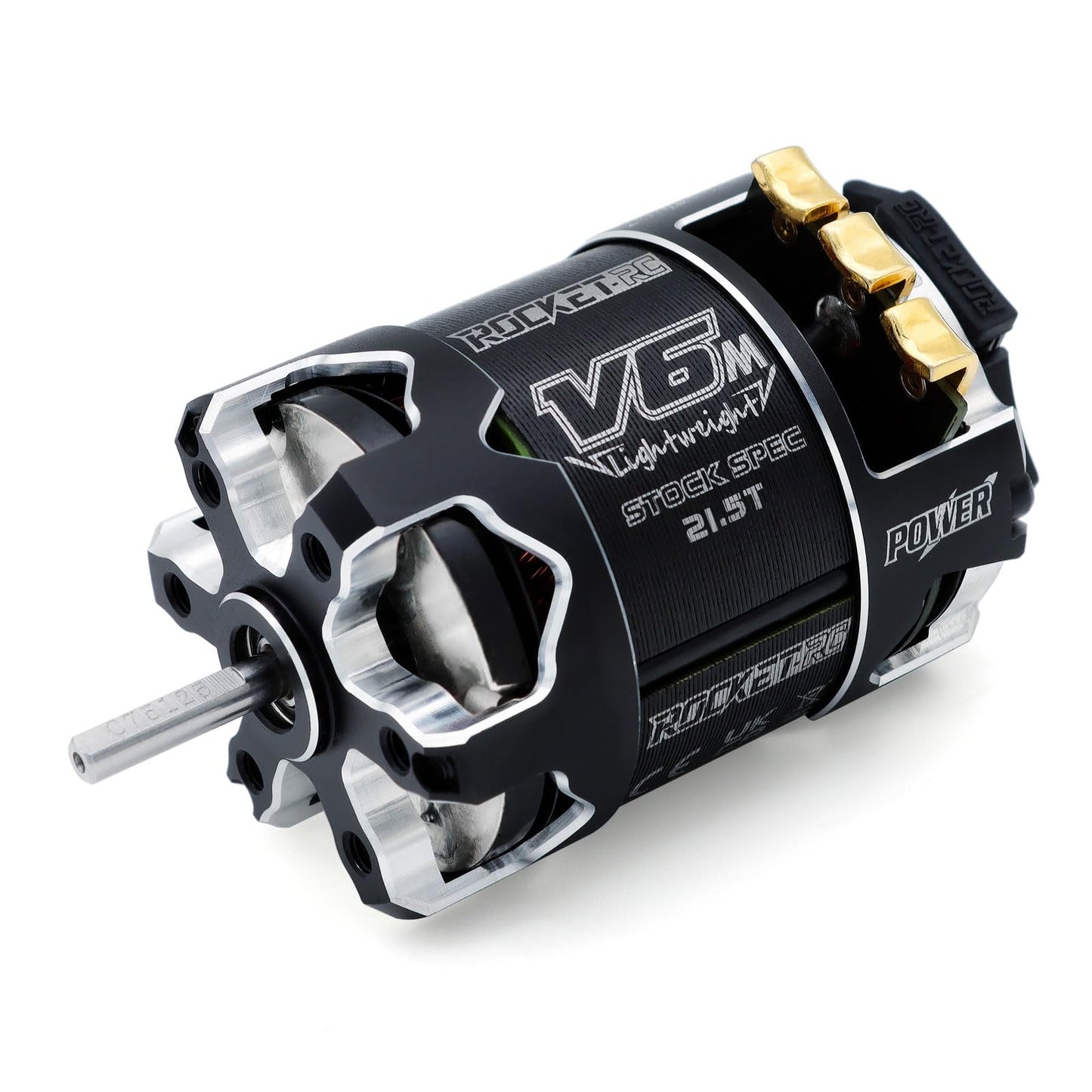 Surpass Hobby Rocket 540-V6M-sensored 21.5T KV Brushless Motor Light-Weight SPEC for 1/10 Scale RC Racing Car (shaft 5.0, 21.5T