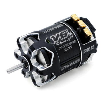 Surpass Hobby Rocket 540-V6M-sensored 21.5T KV Brushless Motor Light-Weight SPEC for 1/10 Scale RC Racing Car (shaft 5.0, 21.5T