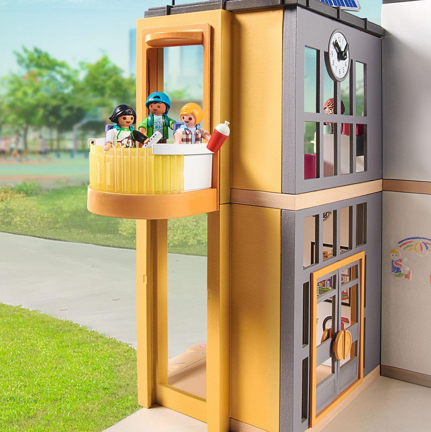 Playmobil Large School Playset - Multicolor, One Size, Model 71327, Durable Plastic