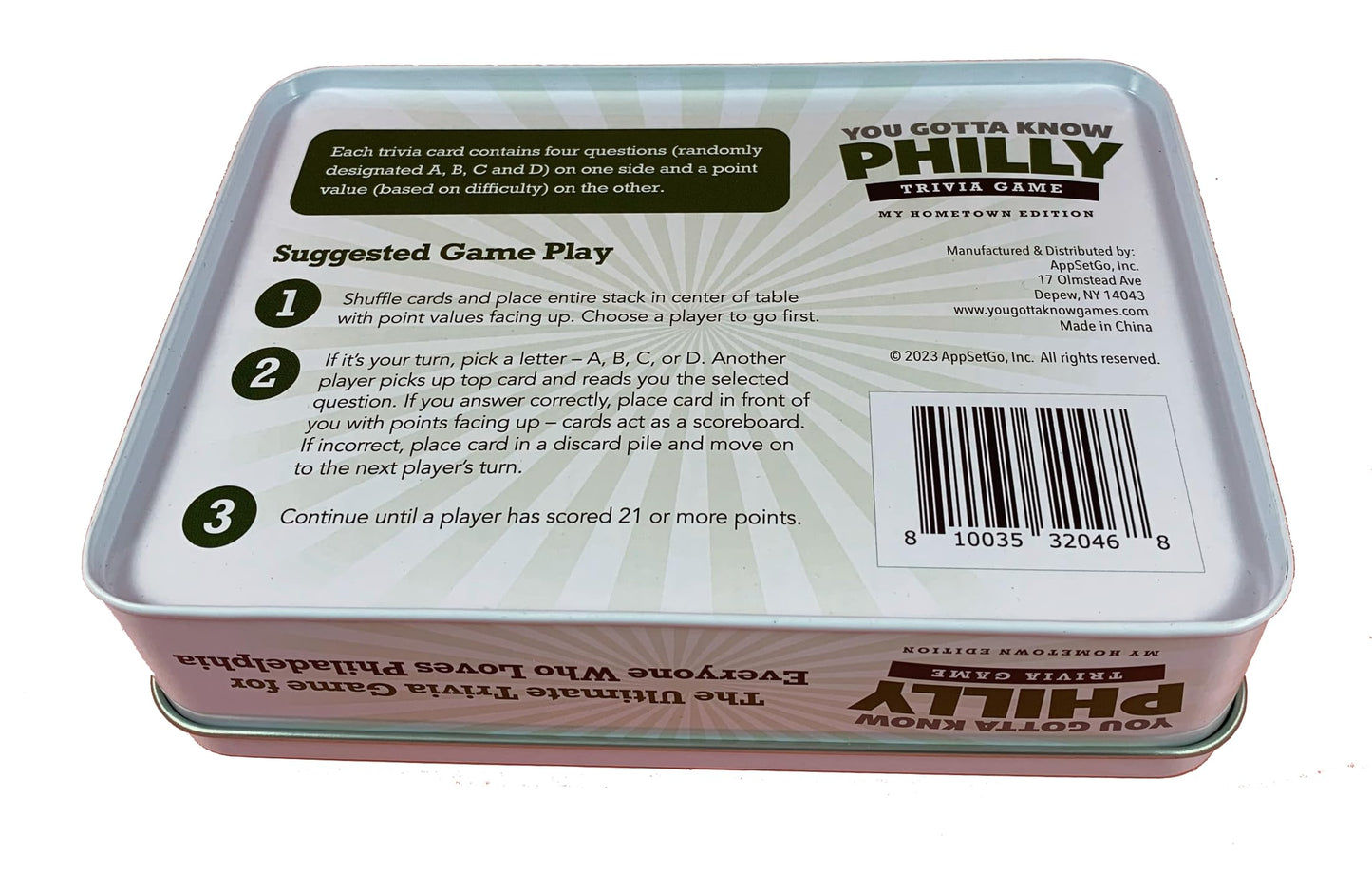 You Gotta Know Philadelphia Hometown - Trivia Game