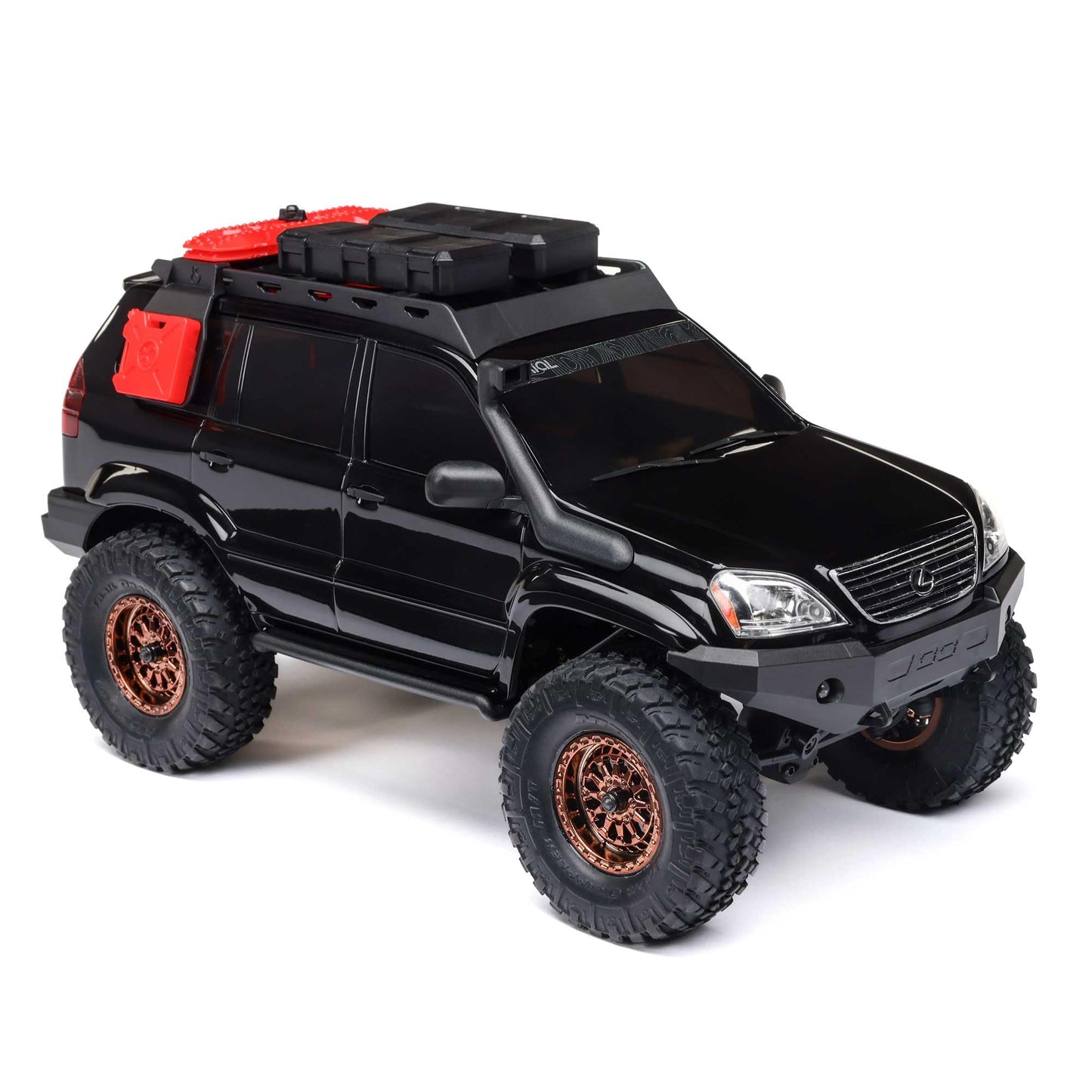 Axial Rc Truck Scx24 Lexus Gx 470: 1/24 4Wd Rtr (Everything Needed To Run Is Included), Black, Axi-1532T3