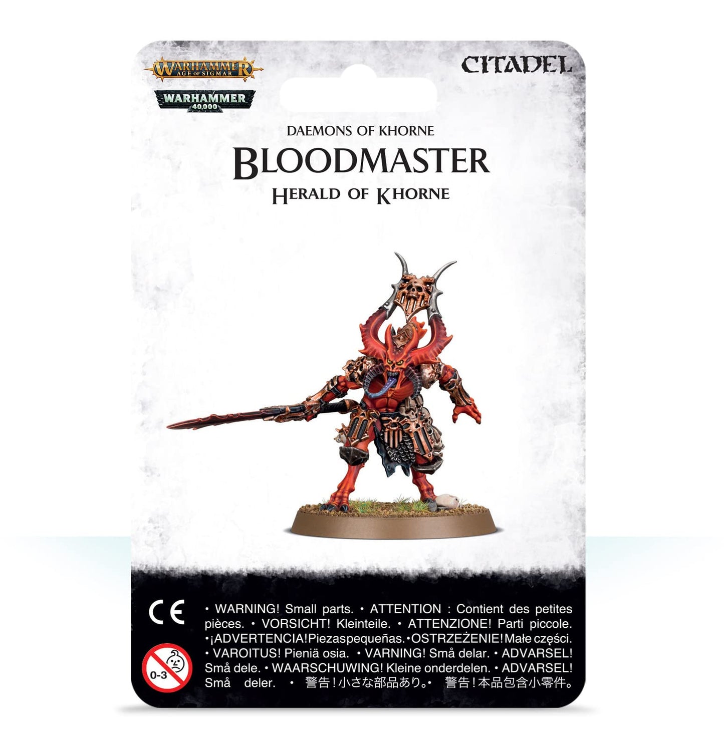 Games Workshop Warhammer Aos & 40K - Daemons Of Khorne Bloodmaster, Herald Of Khorne