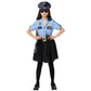 Spooktacular Creations 13 Pcs Girls Police Officer Costume, Cop Costume Accessories For Kids Halloween Role-Playing And Dress-Up -L