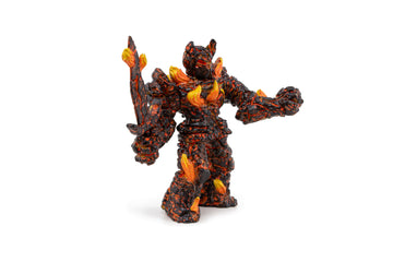 Papo - Hand-Painted - Fantasy - Fire Golem - 36026 - Collectible - For Children - Suitable For Boys And Girls - From 3 Years Old