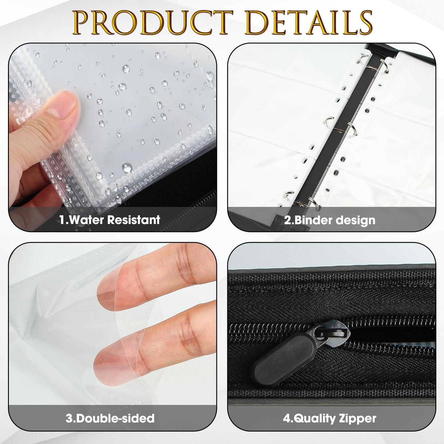 JoyHood Card Binder for Trading Card  Card Collection Binder with 12 Pocket - Hold Up to 960 Cards  Card Album Holder compatible with TCG/PM/MTG/OPCG/YGO Card (Sapphire Blue  12 Pockets)