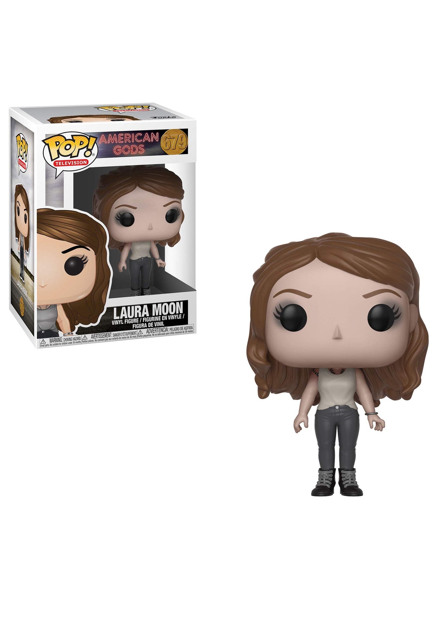 Funko 26037 Pop! Tv: American Godslaura Moon, Styles May Vary, Standard, Brown