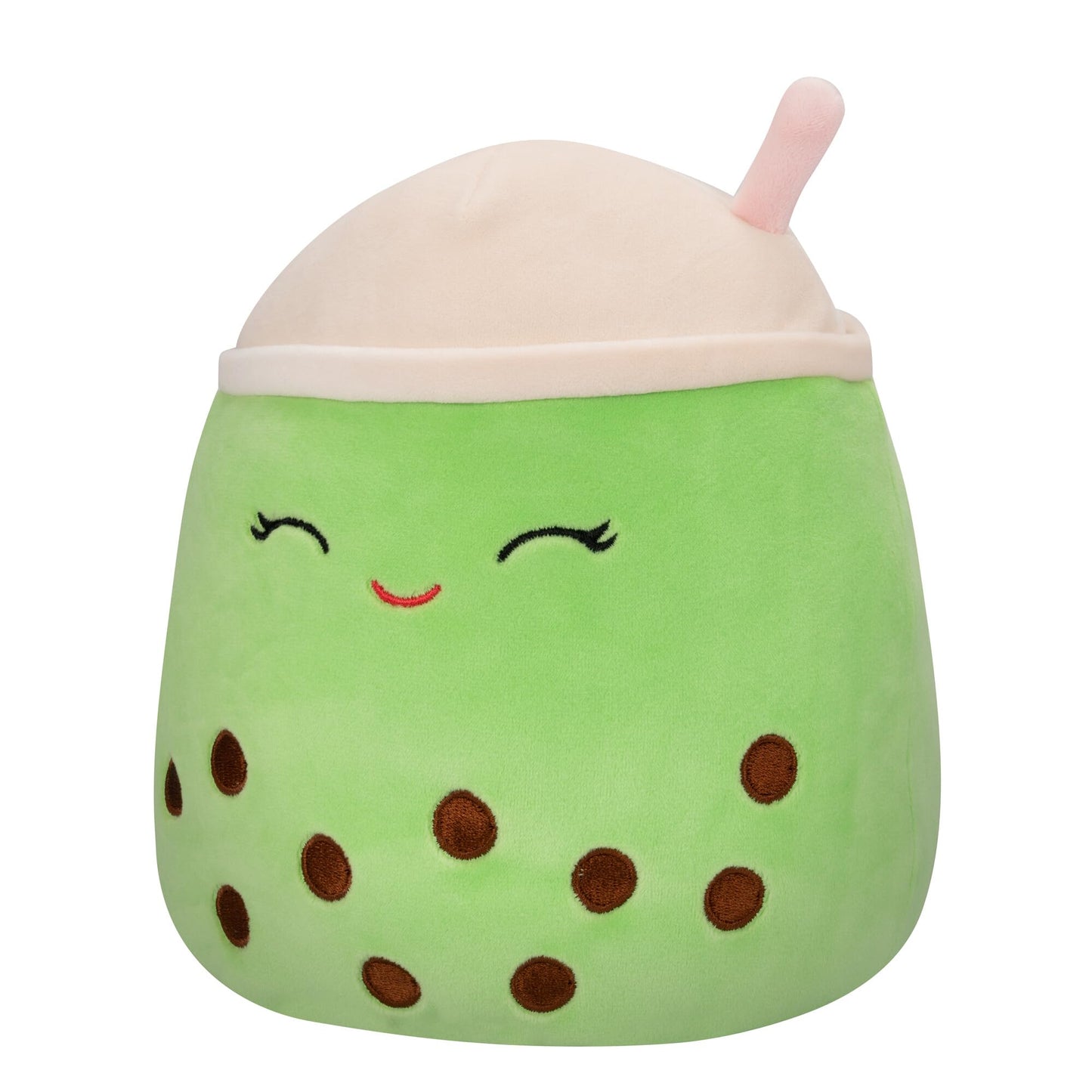 Squishmallows Original 8-Inch Plush Kachina Kiwi & Sevda Boba Drink - Soft Polyester Toy, Model SQFP00113