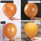 Partywoo Burnt Orange Balloons 120 Pcs Different Sizes Pack Of 18 12 10 5 Inch Terracotta Balloon Arch Kit Garland For Graduation Thanksgiving Halloween Fall Birthday Party Decorations Orange-F53