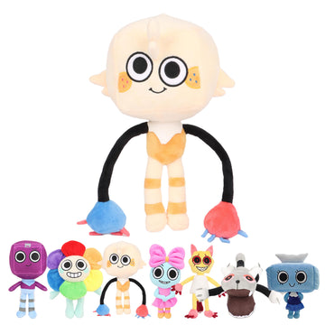 CUIGSRO Dandy's World Plush, 10.6'' Dandy World Goob Plush Toys for Fans and Friends(Beige)