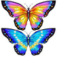 Honbo Butterfly Kites For Kids & Adults,55'' X 28'' Large Beginner Kite For Kids Ages 4-8,Easy To Fly For Beginners, Each Kite W