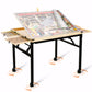Puzzle Table With Drawers 1500 Piece Rotating Jigsaw Puzzle Board With Cover 35   X27    Portable Puzzle Tables For Adults Birth