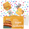 Baborui Pop Up Birthday Card With Confetti, Happy Birthday Surprise Gift Box Explosion For Money, Cash Birthday Surprise Box For