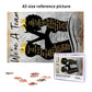 African American Puzzles for Adults 1000PCS Afro Black King and Queen Jigsaw Puzzles Black Couple Inspirational Quotes Woman Men