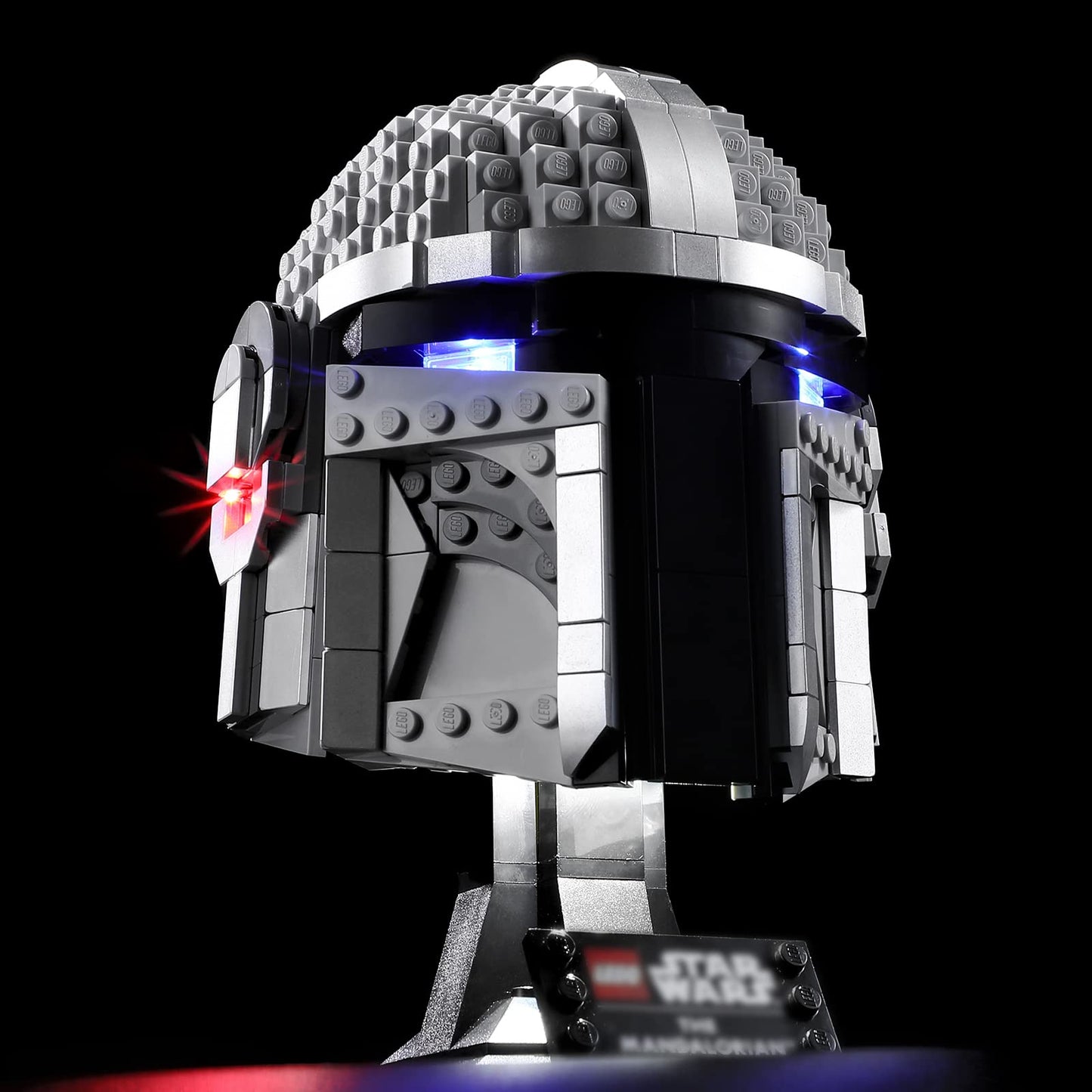 Briksmax Led Lighting Kit For Star Wars The Mandalorian Helmet - Compatible With Lego 75328 Building Blocks Model- Not Include The Lego Set