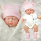 Mire & Mire Reborn Baby Dolls 7 Inch Silicone Doll Mini Realistic Newborn Baby Dolls Silicone Full Body Stress Relief Hand Made(