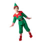 Muimray Christmas Elf Costume For Toddler Baby Boys Girls Santa Costume 5Pcs Set Cosplay Outfit Xmas Clothes Favors Gift (Boy, 1