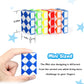 Ganowo Fidget Snake Cube Puzzle Toys - 18 Pack, Medium Size, Plastic, Random Colors, Ideal for Kids, Party Favors, Classroom Rewards