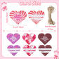 2 Inch Valentine Rubber Duckies With Valentine'S Day Gift Cards Heart Ducks Love Small Rubber Ducks Cute Duck Bath Tub Pool Toys
