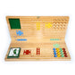 Pickle Sports Folding Portable Travel Marble Wood Board Game - Multicolor