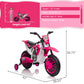 Toddler Motorcycle Kids Dirt Bike Tobbi 12 Volt Battery Powered Ride On Toys Electric Motorbike W/Training Wheels Gift For Boys Girls Aged 3+, Rose Pink