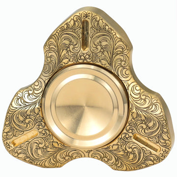 Freelove Metal Fidget Spinner, Brass Heavy, Long Spinning Toys, Cool Silent, Small Mini 2Nd Fox Figette Spiner For Adults Men An