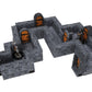 Warlock Tiles: Expansion – 1 In. Dungeon Straight Walls
