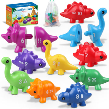 Toddler Dinosaur Montessori Toys For 1 2 3 4 Year Old Boy Girl Birthday Gift - Kids Preschool Learning Activities Educational Tr