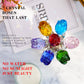H&D HYALINE & DORA Crystal Rose Figurine - Multicolor Flower Gift for Women - Wedding Collectible with Gift Box
