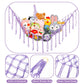 Yelienm Boho Stuffed Animals Net Or Hammock Large,55 Inch Toy Hammock Macrame Stuff Animal Storage Corner Hanging Net Holder,Mes