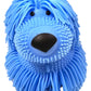 Zugar Land Soft Shaggy Puffer Dog Toy (1 Blue) (8'' X 5'') Filled With Air For A Fun Squishy Stretchy Fidget Experience. Blue, P