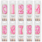 PHD CAKE 10-Count 0-9 Pink Number Birthday Candles, Number One Birthday, Pink Number Candles, Party Celebration, Baby Showers