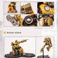 MTLAKEMOTOR Transformers Bumblebee Model Kit – 3D Articulated Figure, Pre-Painted, Plastic, Easy to Assemble, Model 08100, Color: Bumblebee