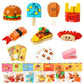 Valentine'S Day Cards For Kids Classroom - 28 Pcs Dessert Block Valentines Day Gifts For Kids, Valentine Cards With 7 Designs Bl