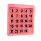 ILSMYSUTRA Digital Puzzles Toys Math Educational Toys Game for Training Exercise Pink 24 Cubes