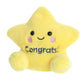 Aurora Adorable Palm Pals Galileo Congrats Star Stuffed Animal - Pocket-Sized Play - Collectable Fun - Yellow 5 Inches
