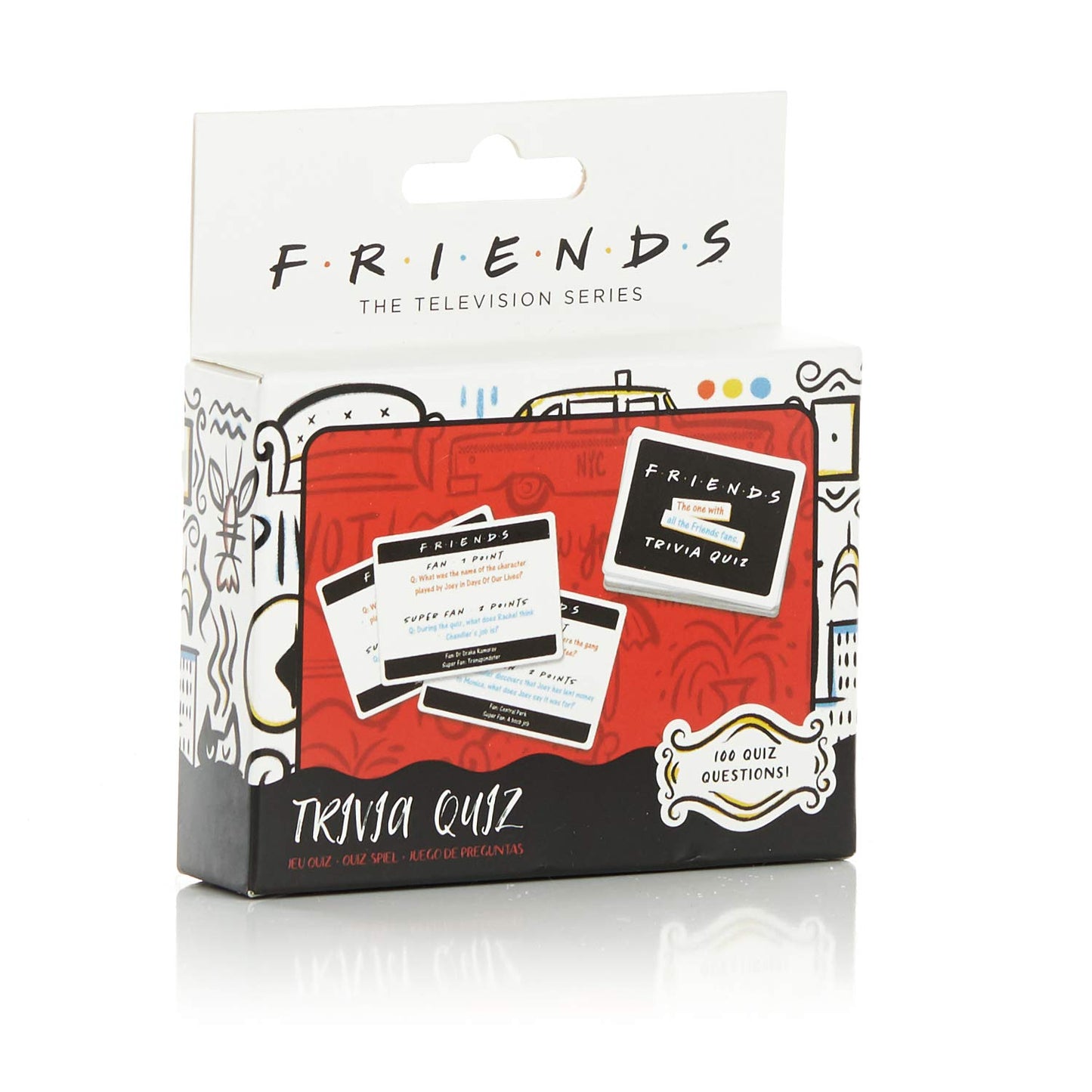 Paladone Friends Tv Show Trivia Quiz Game With 100 Questions