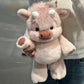 Running Plushies Highland Cow 16.9 Inch with Moving Legs for Desk Decor