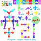 114Pcs Suction Cup Toys Bath Toys For Kids Toddlers Family Game Preschool Learning Sensory Kindergarten Toys Montessori Classroo