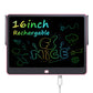 Rechargeable 16 inch LCD Writing Tablet, Large Colorful Drawing Tablet, Doodle Board for Ages 3-12 Years Old Boys Girls, Electro