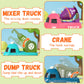 Blf Fun Train Set For Toddlers, Electric Train Toys With Light, Music And Animals, Toddler Magnetic Train Track Playset 3-5, Bir