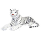 Melissa & Doug Giant Siberian White Tiger - Lifelike 5ft Plush Stuffed Animal for Ages 3+, Extra Large White Tiger Toy