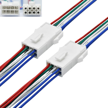 8Amp 8 Pin Connector Servo Extension Cable Wire Fl4.14Mm Pitch Male To Female Servo Motor Extension 8 Pin Power Connector Wire 2